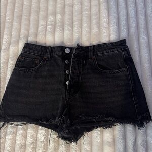 Zara Black Jean Shorts